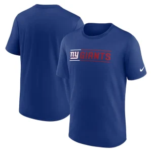 New york giants nike exceed performance t shirt Royal