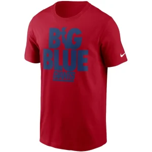 New york giants nike hometown collection big blue t shirt Red M