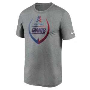 New york giants nike icon legend performance t shirt Heathered gray M
