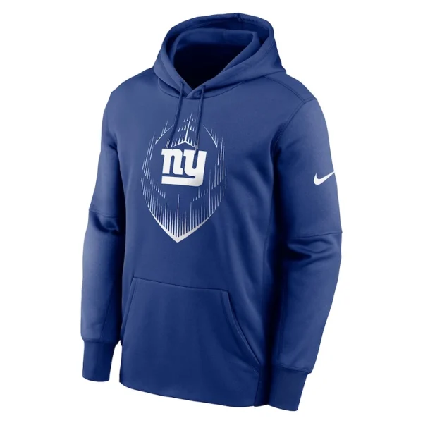 New york giants nike icon performance pullover hoodie Royal M
