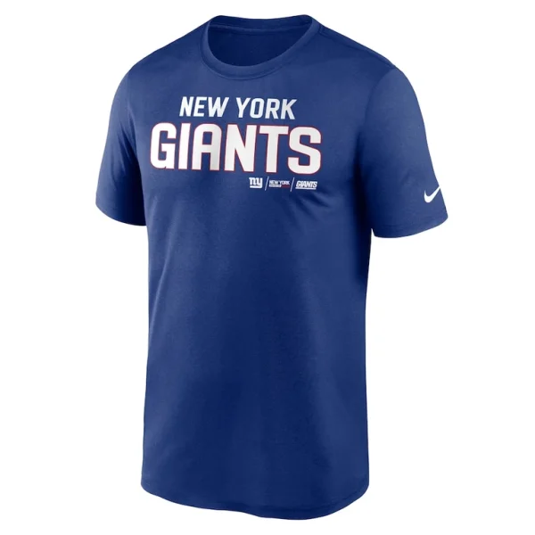 New york giants nike legend community performance t shirt Royal M