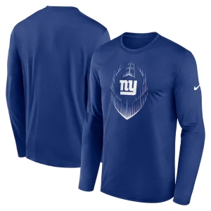 New york giants nike legend icon long sleeve t shirt Royal