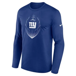 New york giants nike legend icon long sleeve t shirt Royal M