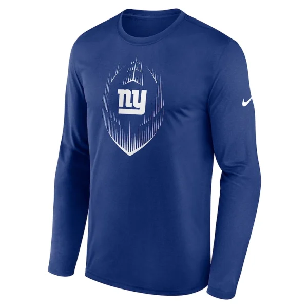 New york giants nike legend icon long sleeve t shirt Royal M