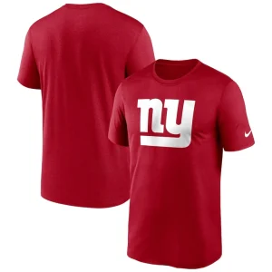 New york giants nike legend logo performance t shirt Red