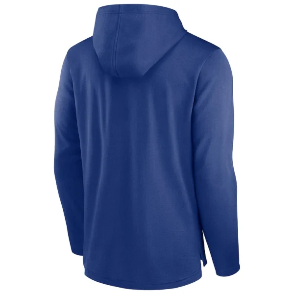 New york giants nike lightweight performance hooded long sleeve t shirt Royal L