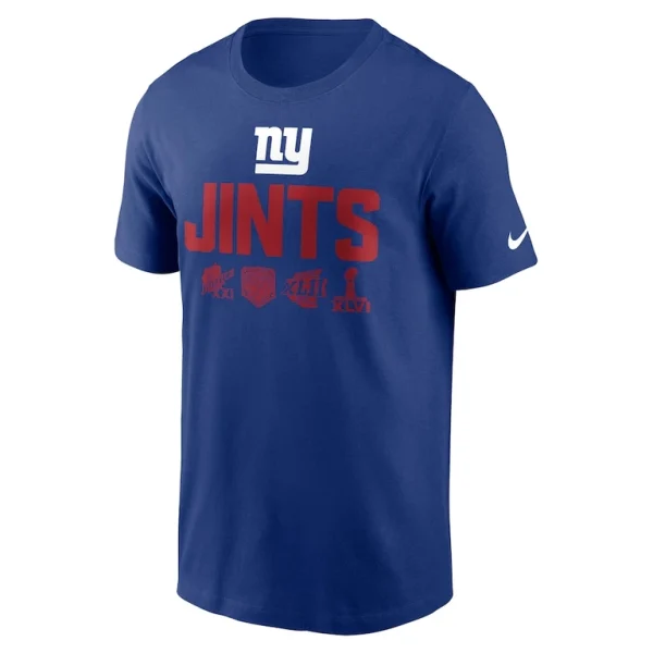New york giants nike local essential t shirt Royal M