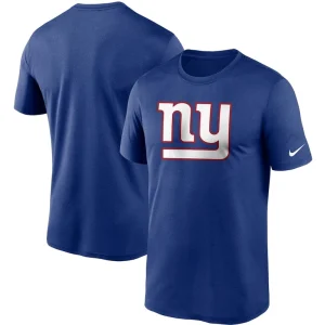 New york giants nike logo essential legend performance t shirt Royal