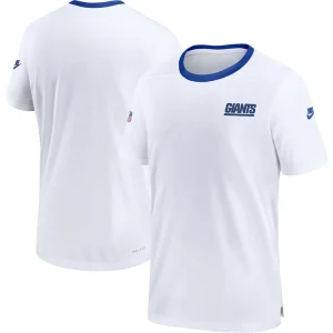 New york giants nike mens sideline coaches alternate performance t shirt White