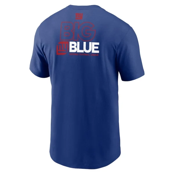 New york giants nike outline t shirt Royal L