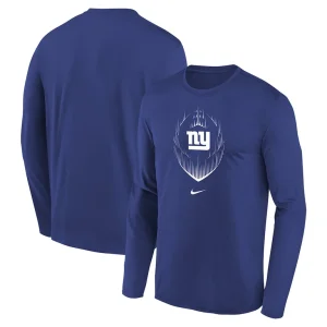 New york giants nike preschool legend icon long sleeve t shirt Royal
