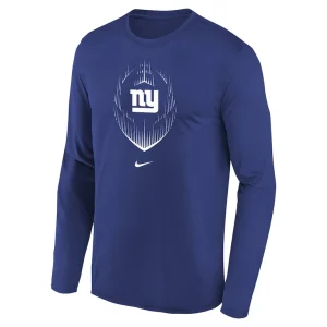 New york giants nike preschool legend icon long sleeve t shirt Royal 56