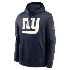 New york giants nike rewind club pullover hoodie Navy M