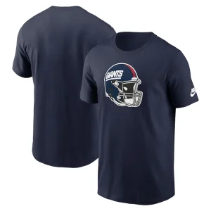 New york giants nike rewind logo essential t shirt Navy