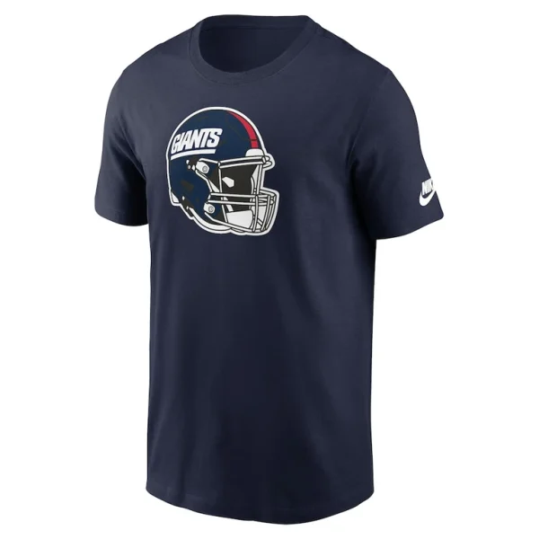 New york giants nike rewind logo essential t shirt Navy M