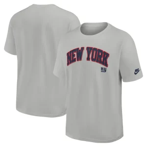 New york giants nike rewind max90 statement t shirt Silver