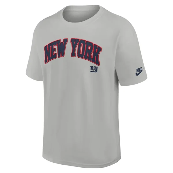 New york giants nike rewind max90 statement t shirt Silver M