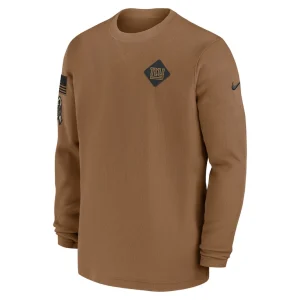 New york giants nike salute to service pullover sweatshirt Brown M