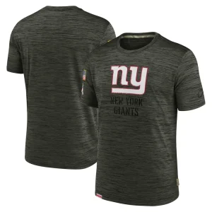New york giants nike salute to service velocity team t shirt Olive