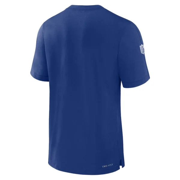 New york giants nike sideline player performance t shirt Royal L