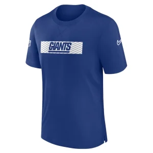 New york giants nike sideline player performance t shirt Royal M