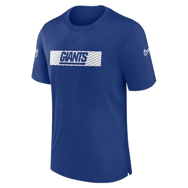 New york giants nike sideline player performance t shirt Royal M