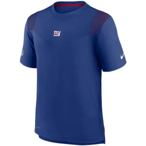 New york giants nike sideline player uv performance t shirt Royal M