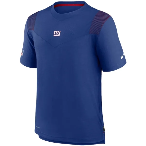 New york giants nike sideline player uv performance t shirt Royal M