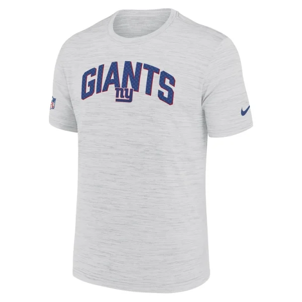 New york giants nike sideline velocity athletic stack performance t shirt White M