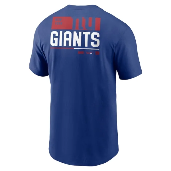 New york giants nike team incline t shirt Royal L