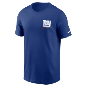 New york giants nike team incline t shirt Royal M