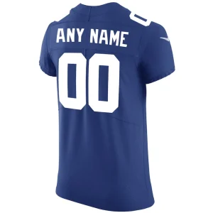 New york giants nike vapor untouchable custom elite jersey Royal 48
