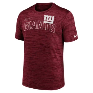 New york giants nike velocity arch performance t shirt Red M