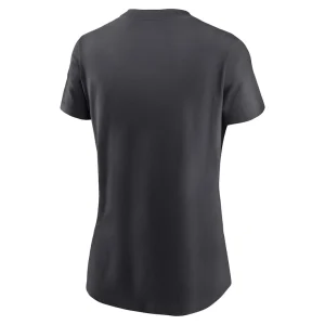 New york giants nike womens 2022 nfl playoffs t shirt anthracite Multi L