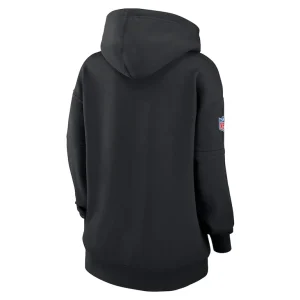 New york giants nike womens 2024 nfl crucial catch club pullover hoodie Black M