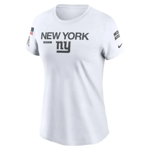 New york giants nike womens 2024 salute to service legend performance t shirt White S
