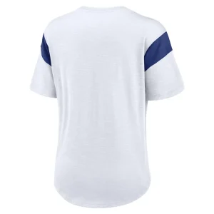 New york giants nike womens fashion slub top White M