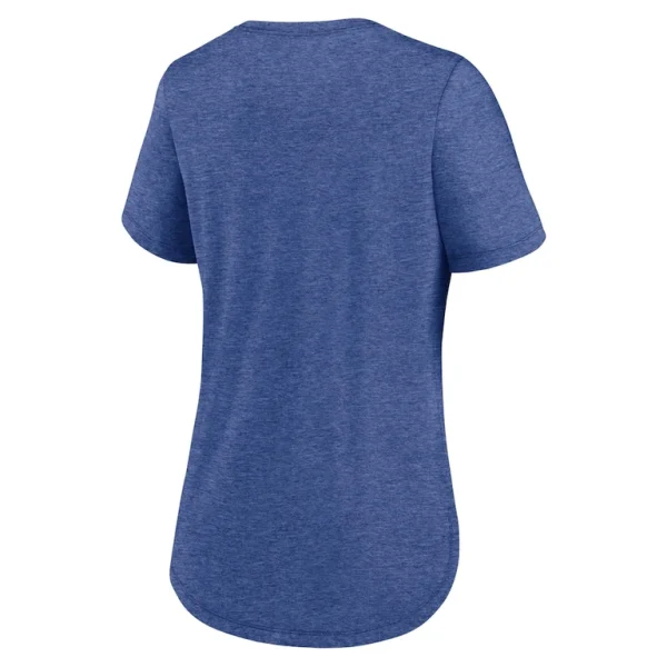 New york giants nike womens fashion tri blend t shirt Heather royal M