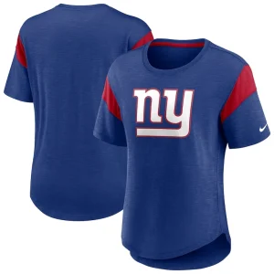 New york giants nike womens primary logo fashion top Heather royal