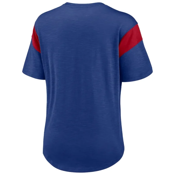 New york giants nike womens primary logo fashion top Heather royal M