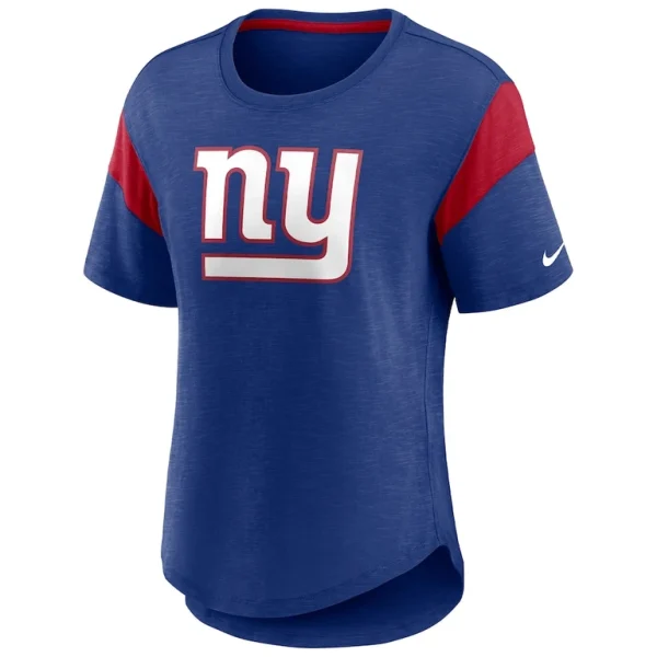 New york giants nike womens primary logo fashion top Heather royal S