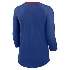 New york giants nike womens raglan 34 sleeve t shirt Royal M