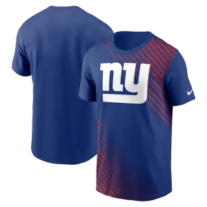 New york giants nike yard line fashion asbury t shirt Royal