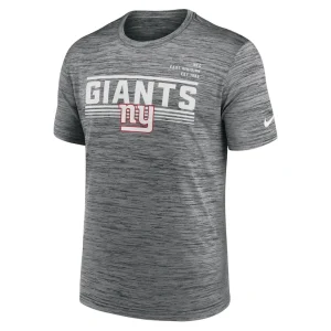New york giants nike yardline velocity performance t shirt Gray M