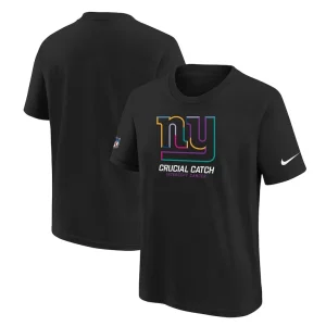 New york giants nike youth 2024 nfl crucial catch t shirt Black