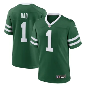 New york jets nike 1 dad game jersey Legacy green