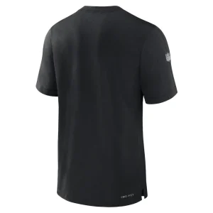 New york jets nike 2023 sideline performance t shirt Black L