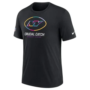 New york jets nike 2024 nfl crucial catch t shirt Black M