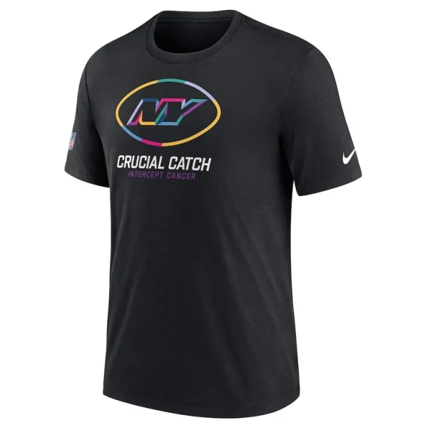 New york jets nike 2024 nfl crucial catch t shirt Black M