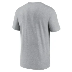 New york jets nike 2024 nfl training camp legend performance t shirt Heather gray L
